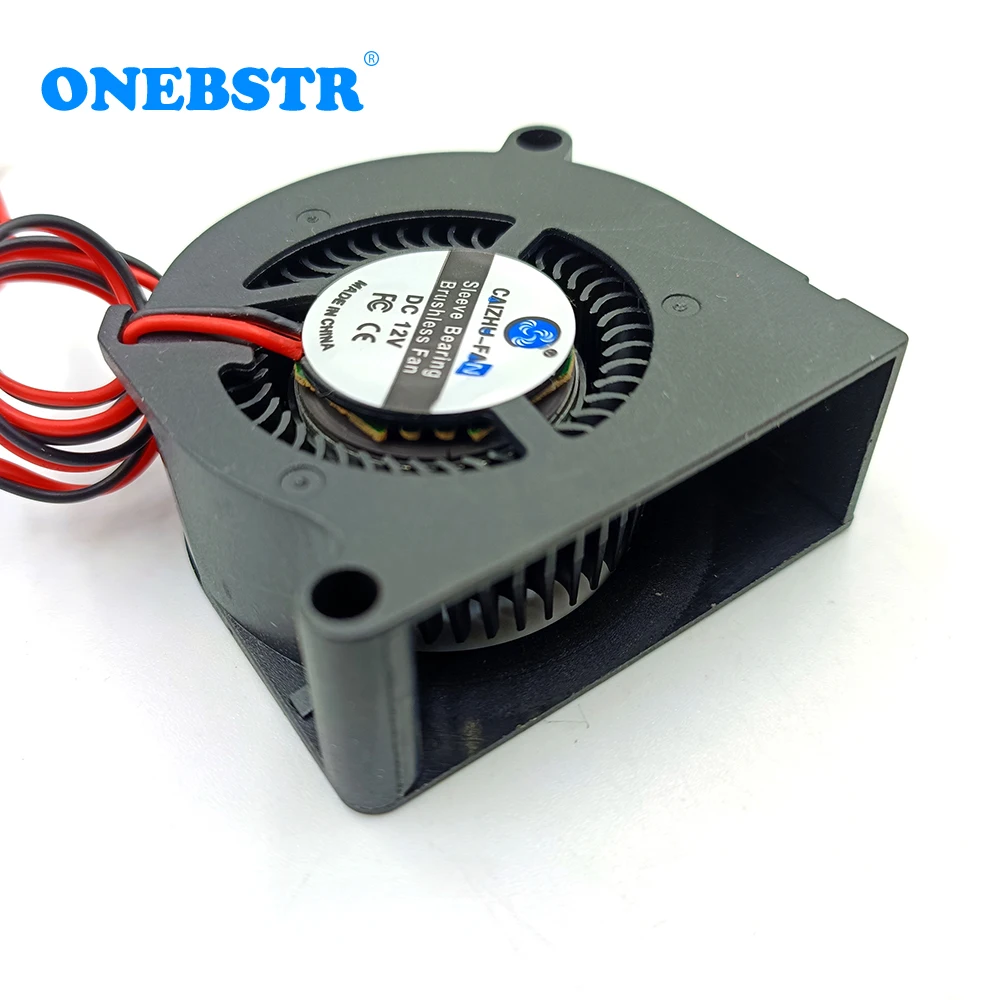 5020 Brushless Cooling Turbo Fan DC 5V 12V 24V Sleeve Bearing Projector Accessories Turbine Blower Mute Side Large Air Outlet