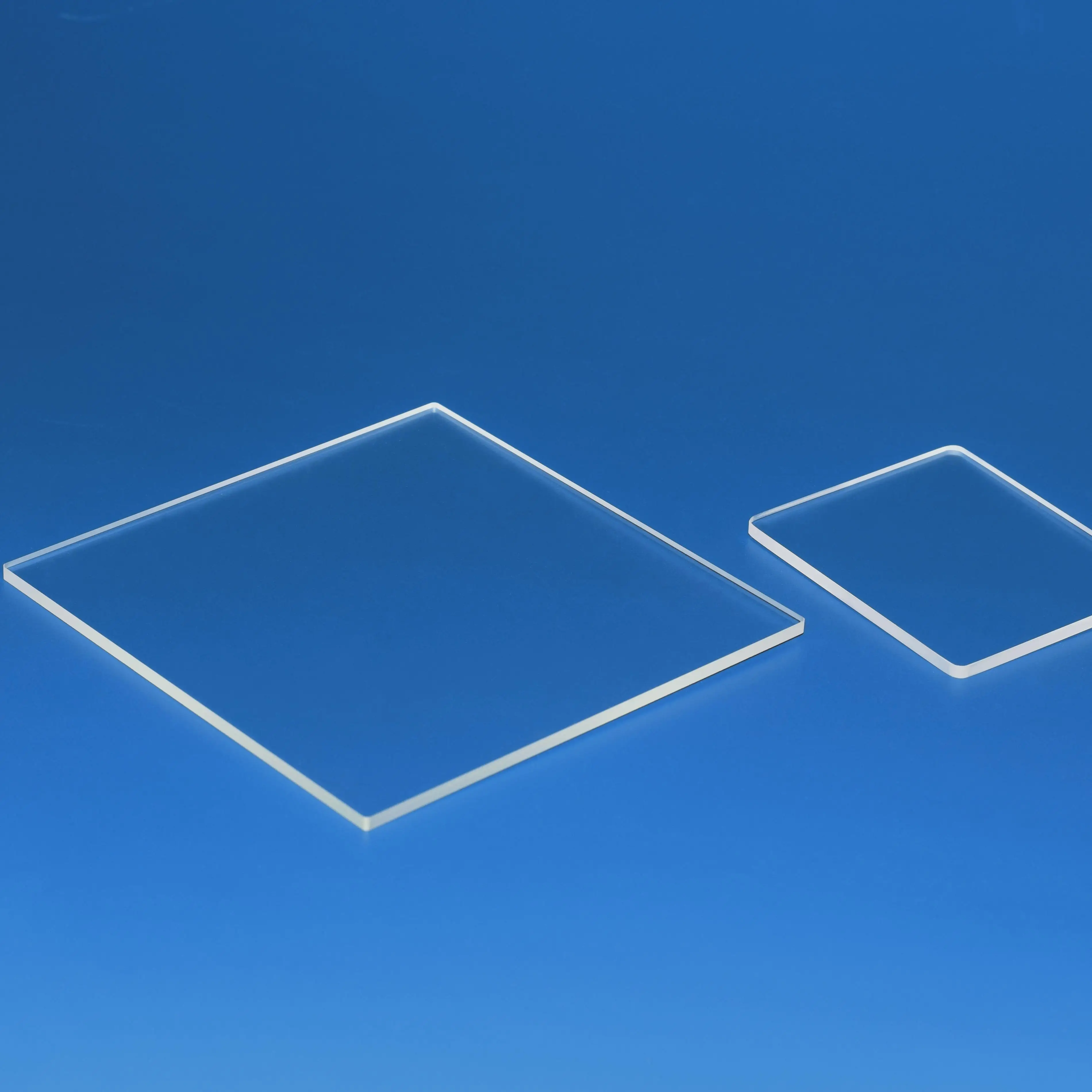 150x150x2/3/5mm Clear Fused Quartz Plate JGS2 Quartz Glass Sheet High Transmittance Window High Temperature Resistance 120x120m