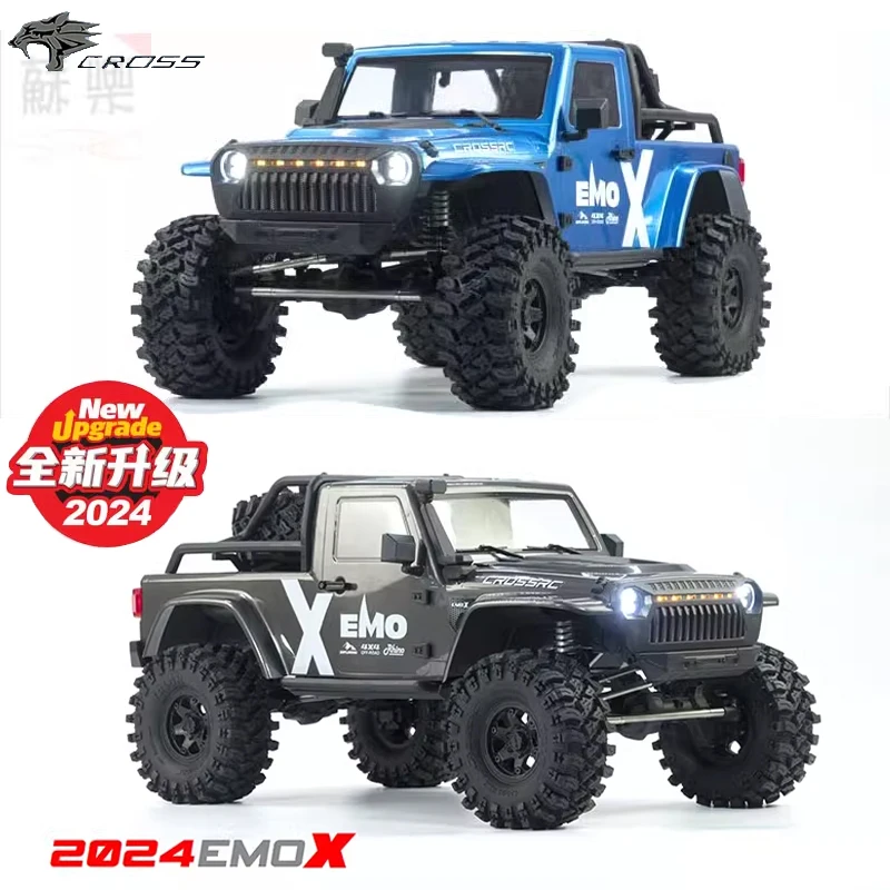 

2024 Новый Crossrc Emo X Great Rhino Upgrade 1/8 Внедорожник для скалолазания Дифференциальный замок Двухскоростная модель моста для ворот Игрушка для мальчика