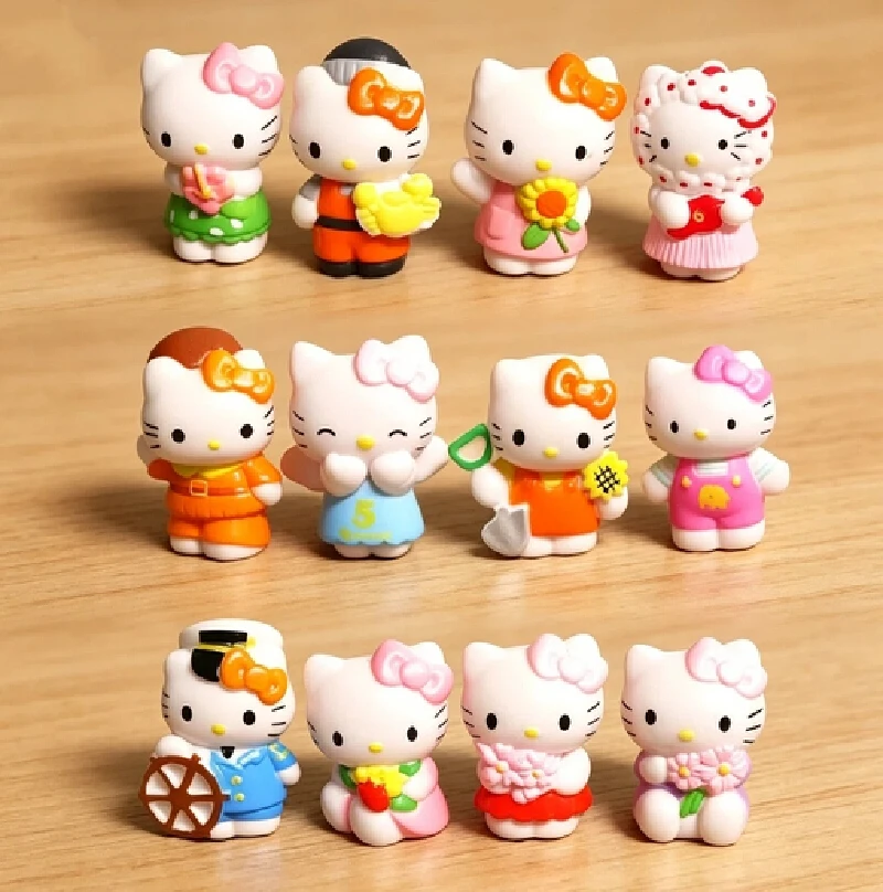 Spot Mini Version Of Kt Cat Melody Doll Blind Box Desktop Ornaments Indoor Decorations Commemorative Gifts Holiday Surprise.