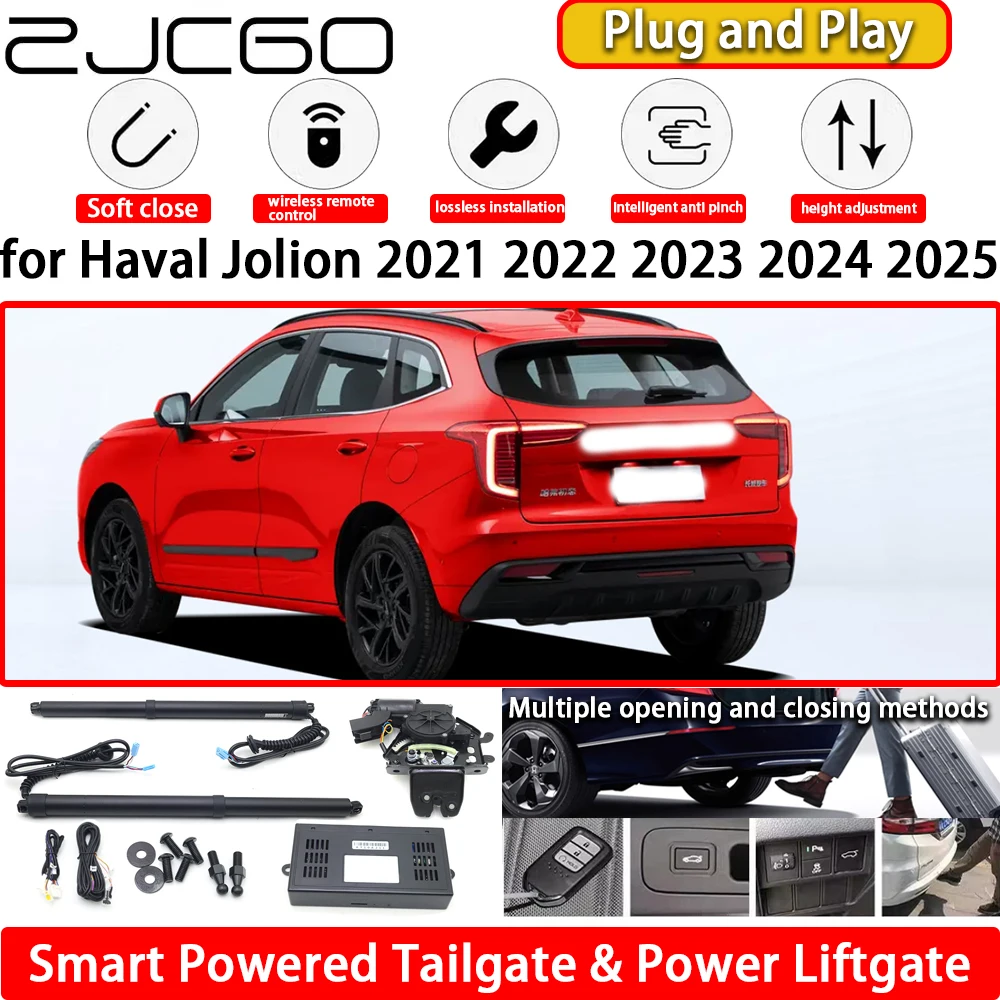 

ZJCGO for Haval Jolion 2021 2022 2023 2024 2025 OEM Automatic Electric Powered Tailgate Power Liftgate Tail Gate Lift Kit System