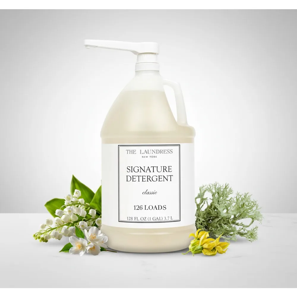 

Premium Laundry Detergent Gallon Pump - 126 Loads Concentrated Enzyme Cleaner for Fresh Scent & Stain Removal