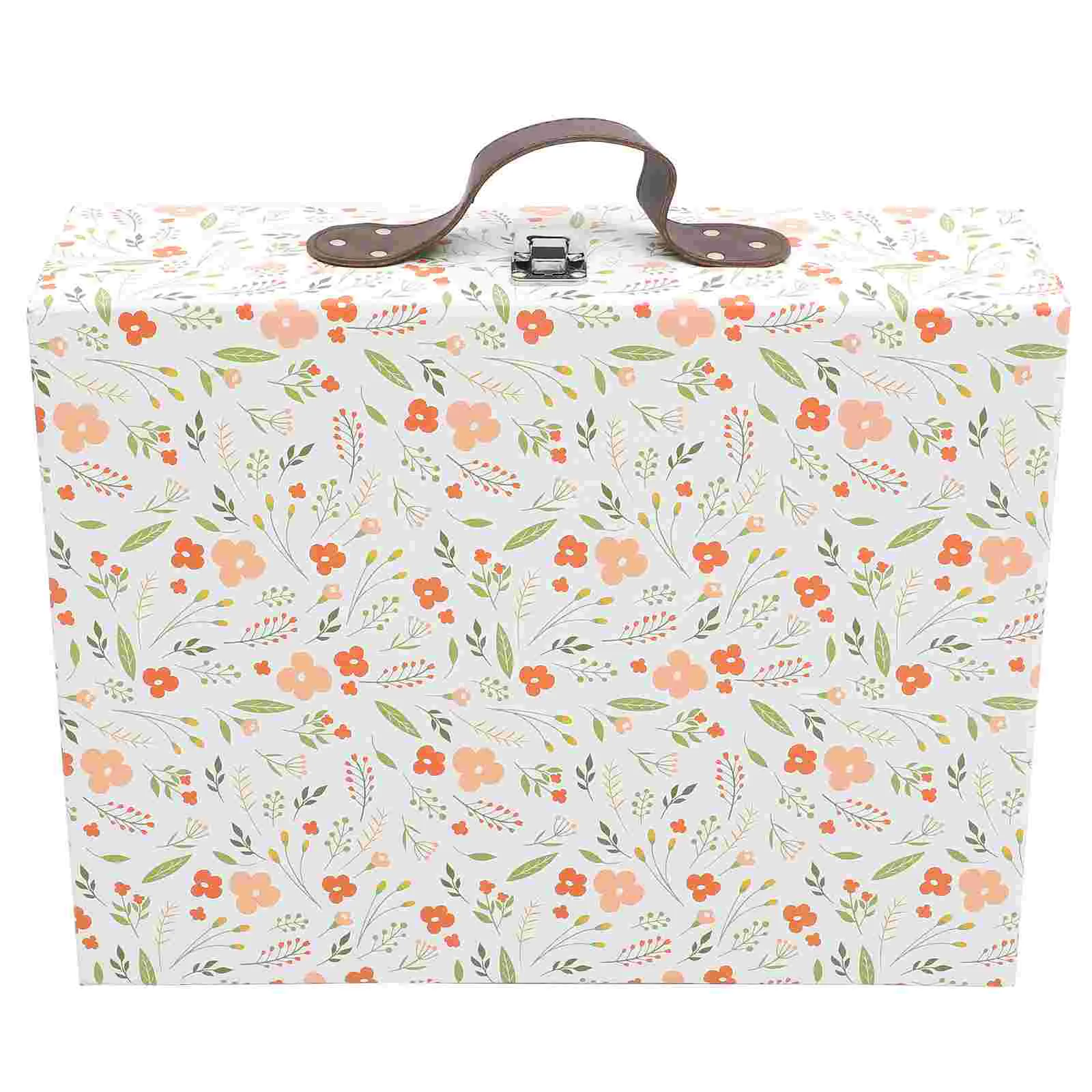 

Mini Suitcase Thickened Paper Gift Suitcase Gift Packing Box Decorative Festival Gift Wrapping Box Paper Suitcase