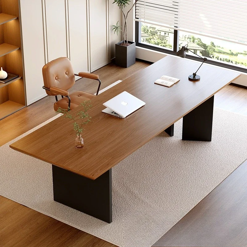 Workbench Creative Desk Light Luxury Single Reception Negotiation Log Large Board Table