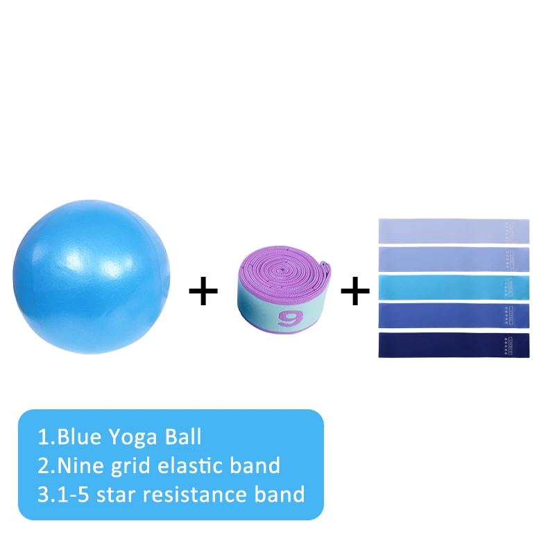 3Pcs Yoga Stretch Strap, Yoga Block Sports Exercise Resistance Bands For Dance Gymnastics Workout Pilates Stretch Belt