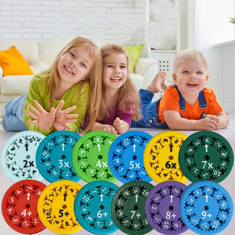 Popular Digital Gyroscope Set Children's Math Educational Teaching Toys Addition And Subtraction Arithmetic Fidget Spinner