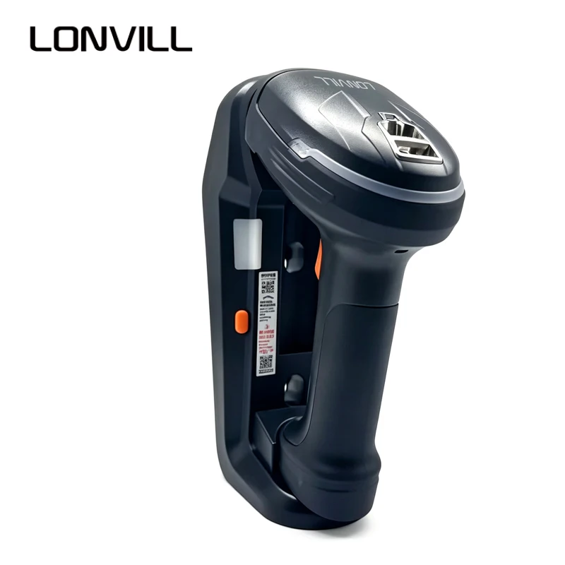 LONVILL USB 3.0 RS232 Virtual COM Port Industrial Wall-mounted Barcode Scanning Gun for Large Warehouse Inventory
