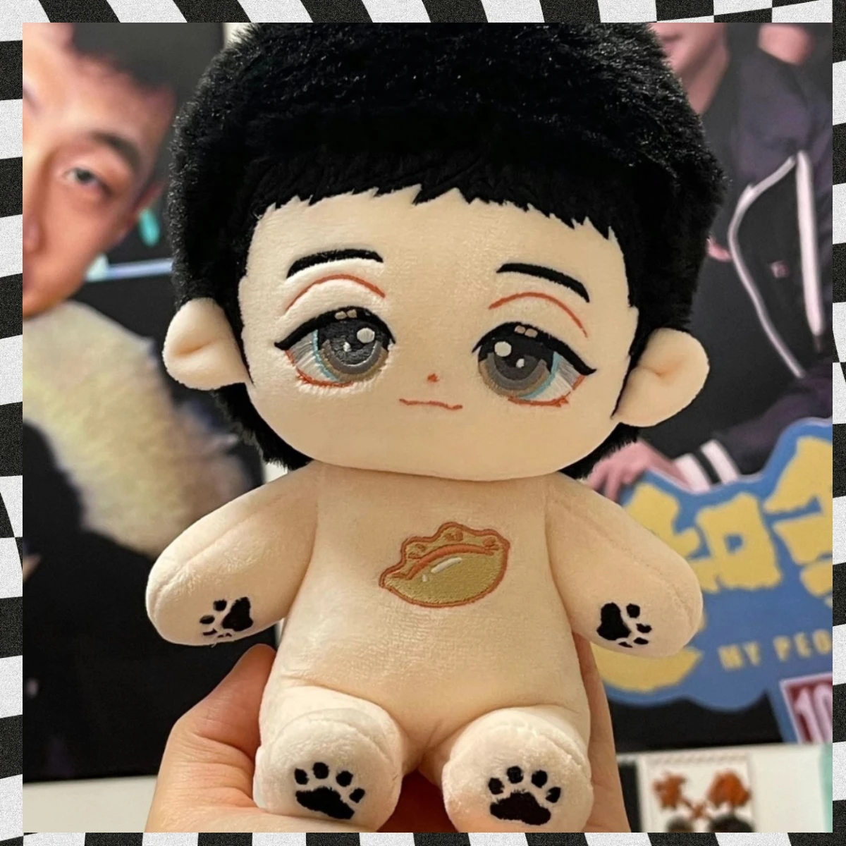

20cm Cotton Doll Zhang Yi Around the Doll Anxin Idol Movie Doll Gift Dress-up Cotton Doll Send Friends Toys for Kids Xmas