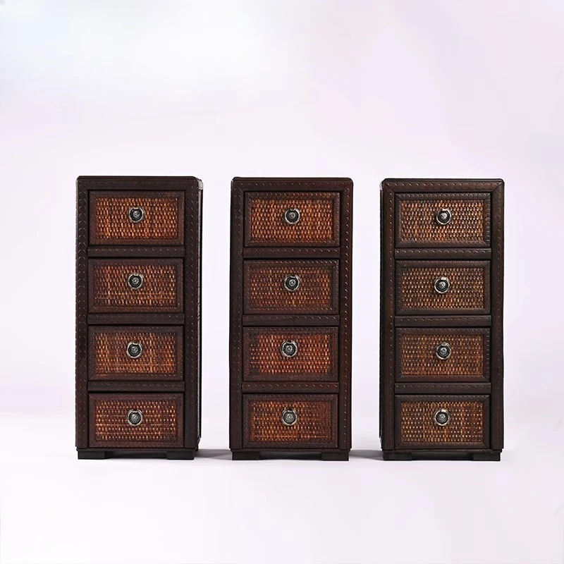 

Handmade tea set storage cabinet retro locker drawer chest tea cabinet antique small cabinet storage furniture