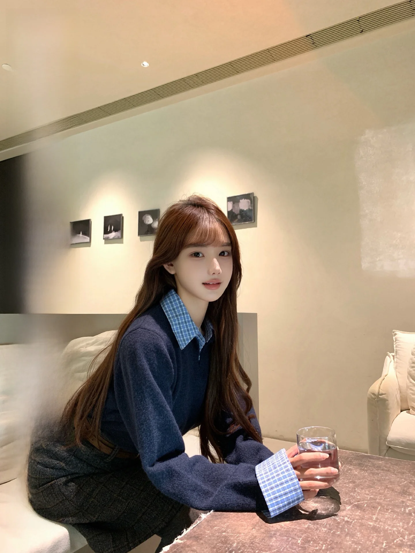 

Женская повседневная трикотажная кофта OKMAOP в корейском стиле, приталенная, с длинным рукавом, теплая, весенний модный дизайн