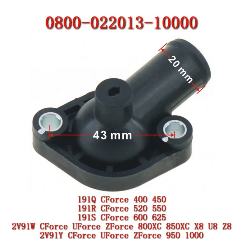 Original Thermostatabdeckung für CFMoto CForce 800 850 ATV CF 800 1000 450 400 520 500 625 600 850 ATR AU Moto 0800-022013-10000 – Detail 4