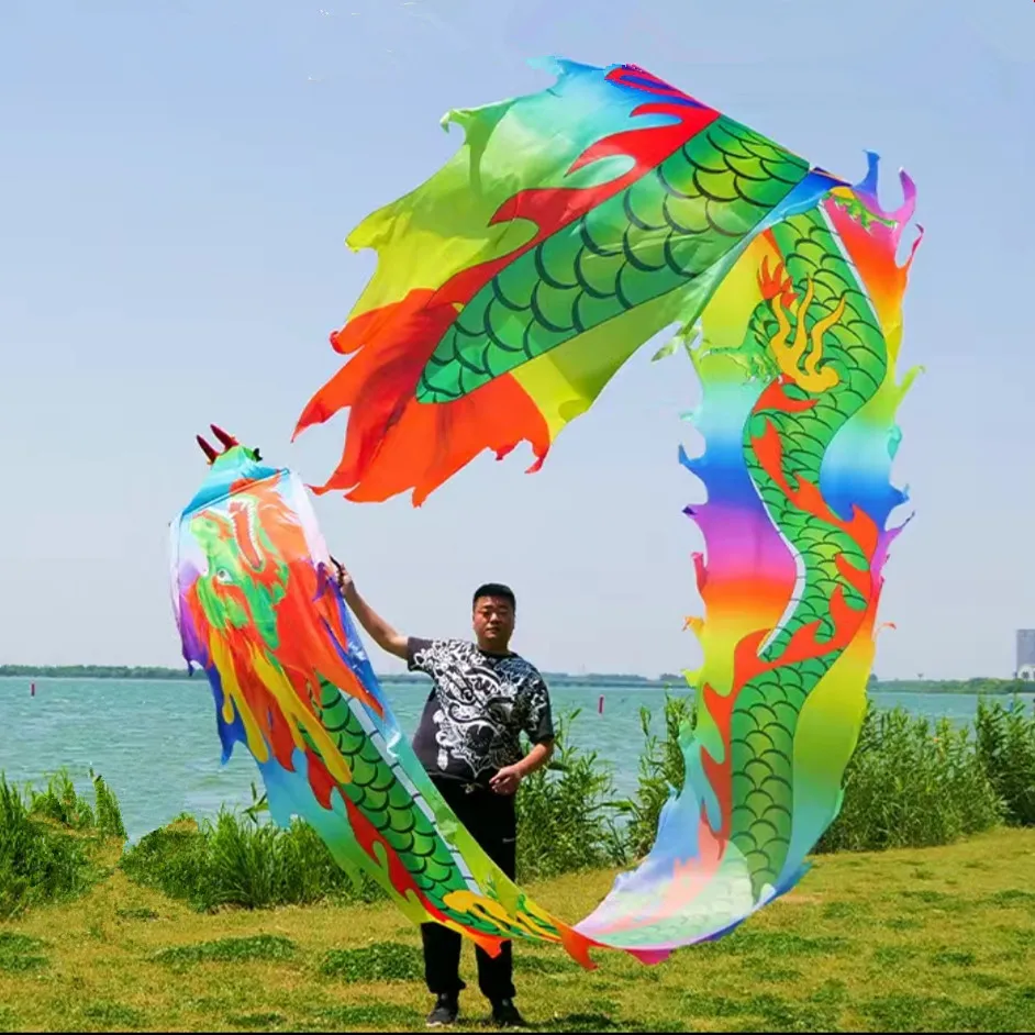 

8 Meters Swing Dragon Dance Set For Adults Festival Activity Performance Outdoor Practice Props Fitness Dragon