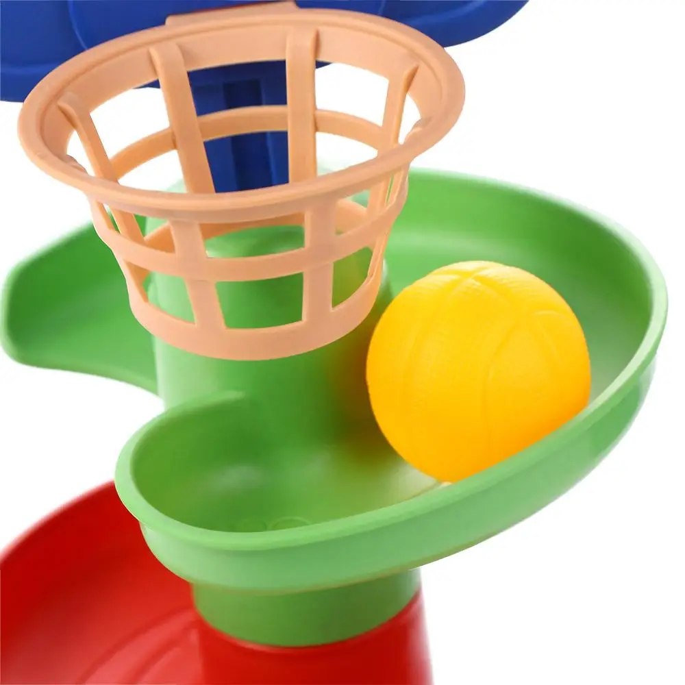 Kids Gift Parent-Child Game Stacking Toys Rotating Track Set Educational Toys Ball Drop Roll Swirling Tower Spin Track Toy Set
