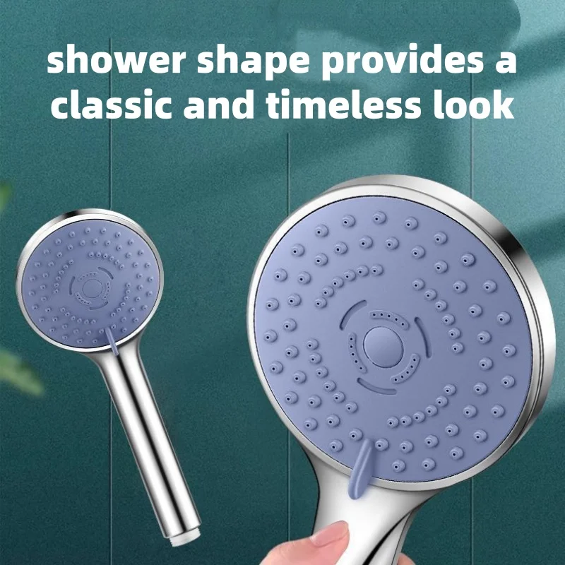 Bathroom Sprayer 5-Speed Large Water Outlet Shower Set Water Saving Handheld Adjustable Shower Bath Head Bathroom Accessories