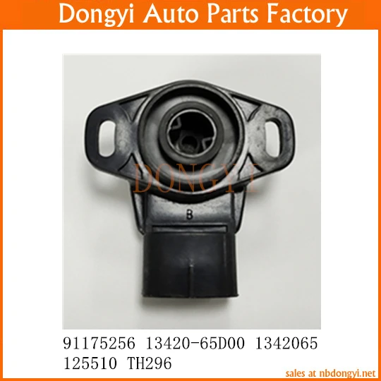 Throttle Position Sensor TPS OE No. 91175256 13420-65D00 1342065 125510 TH296 1342065D00