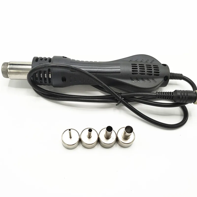 Universal 858 868 8586 898D Hot Air Gun Universal Handle 8-Hole Plug Soldering Station Handle