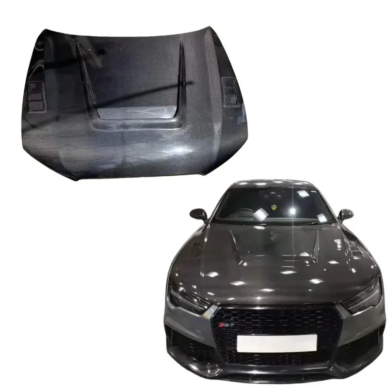 

For A7 S7 Rs7 C7 2009-2015 High Quality Carbon Fiber Engine Hood Body Kit