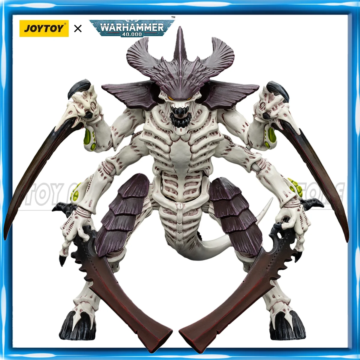 

[IN STOCK] JOYTOY Warhammer 40K 1/18 Action Figure Tyranids Hive Fleet Leviathan Tyranid Warrior Boneswords 2 Anime Model Toy