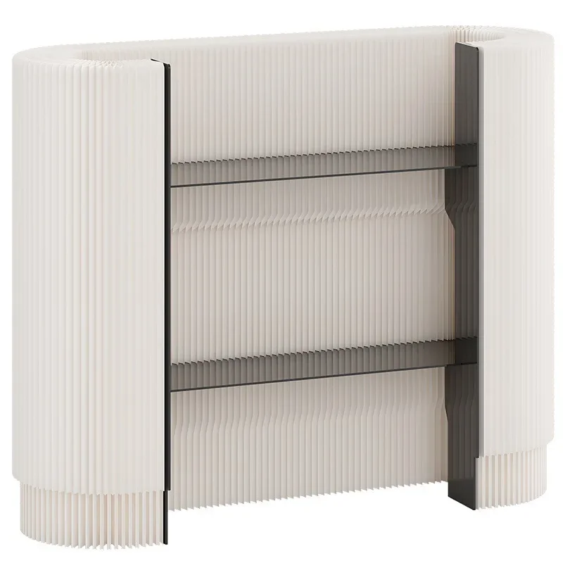 

Front desk Welcome reception desk Cashier clothing store Small simple counter Mobile bar