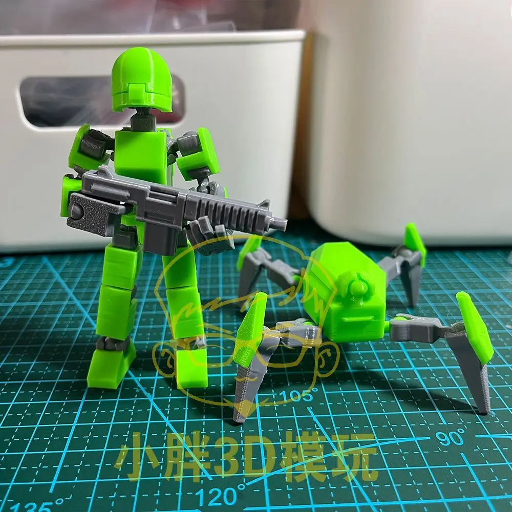 Multi-articular Action Figure DIY Robot Mecha 3D Printed Model Children's Toy Super Action Figure