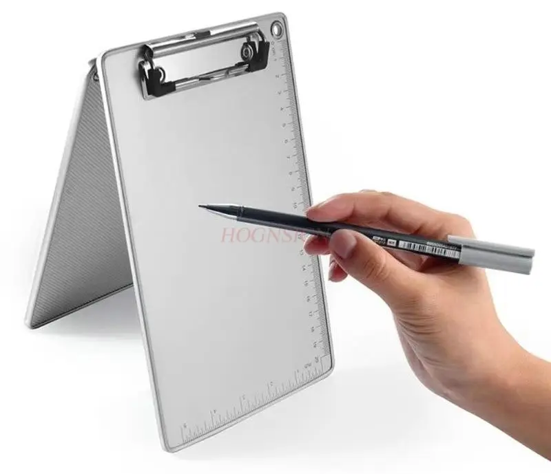 A4 Clipboard Aluminum Alloy Writing Board Clip File Folde