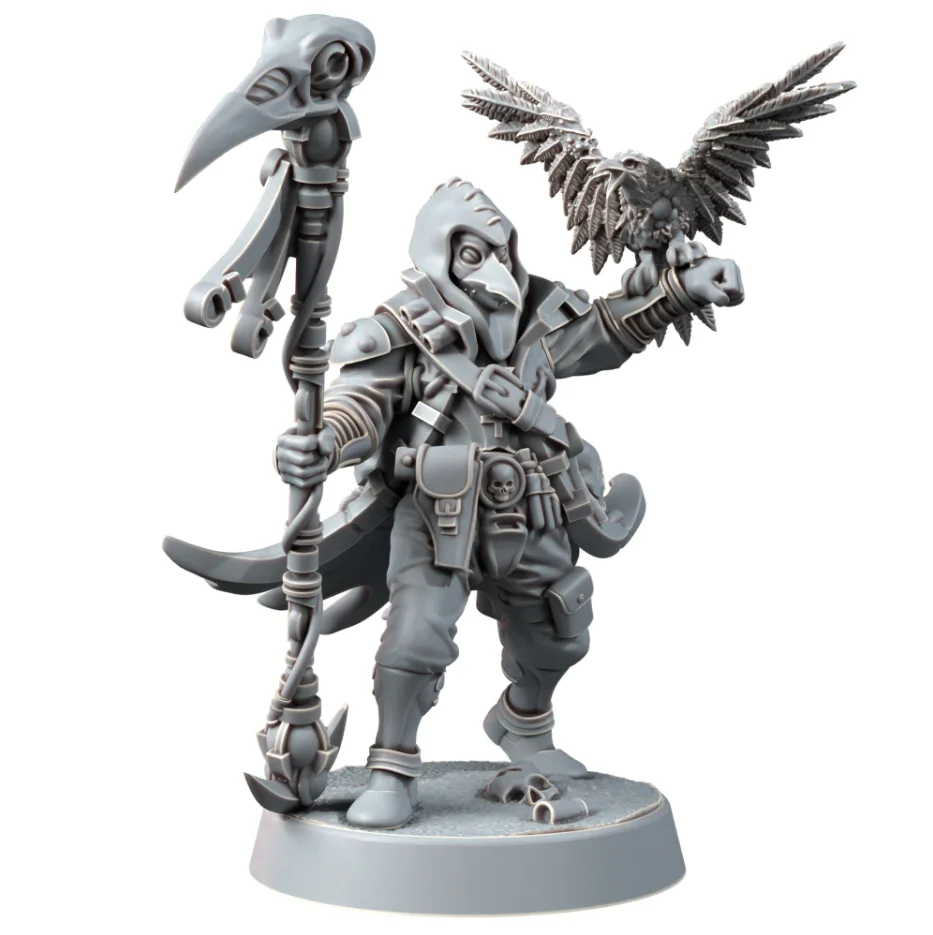 Imperial Plague Doctor, Space Warrior, Wargame Miniatures, Figure, Terrain and Bases, RPJ, TRPJ, Pathfinder, Infinity