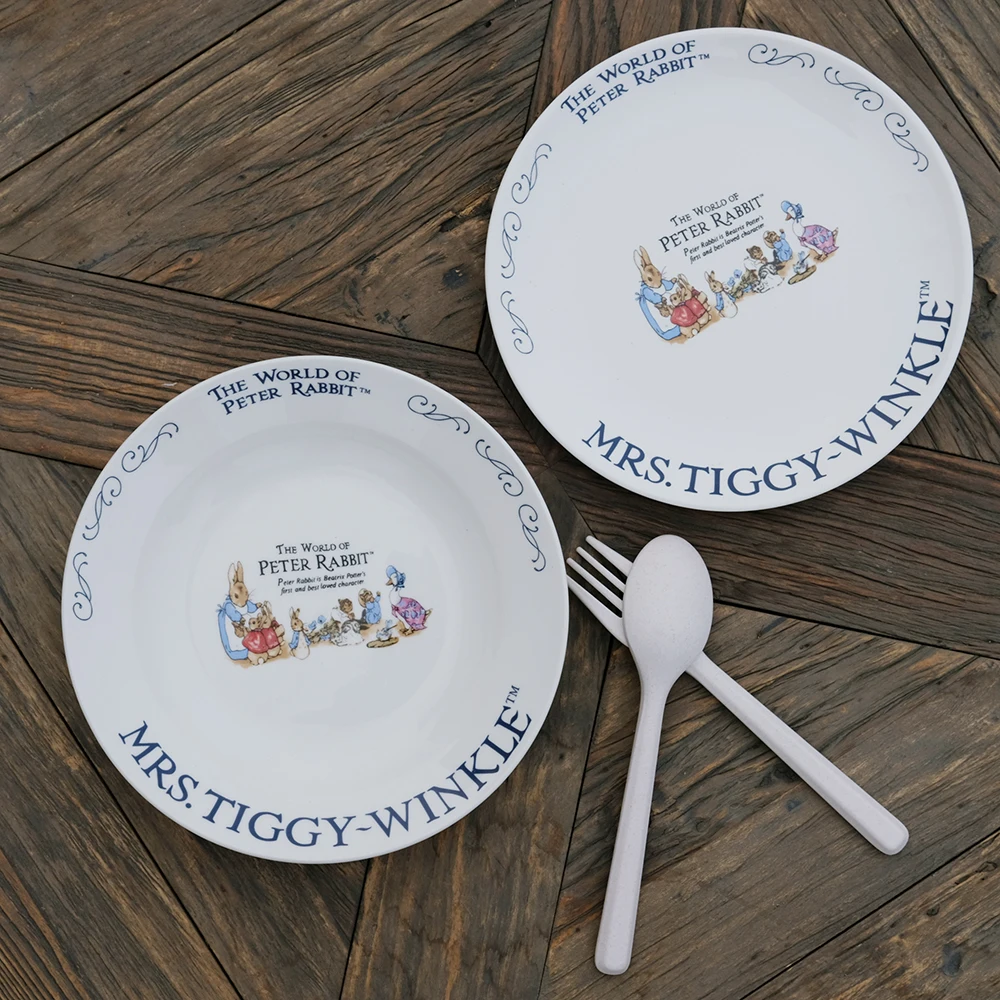 Peter Rabbit Series British Pastoral Cute Rabbit Dinner Plate/mug Dessert Plate Deep Plate