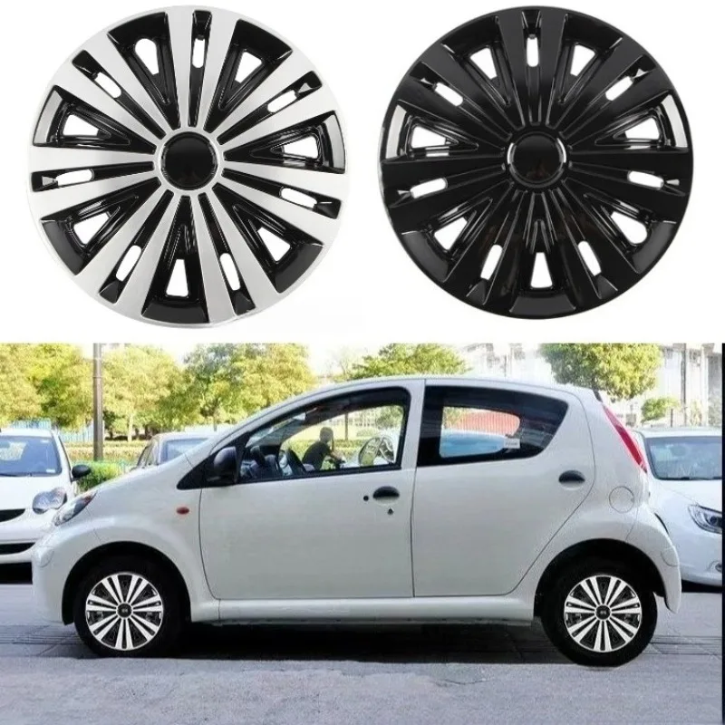 

4pcs Hubcaps Suitable for Iron Steel Wheel with R13 R14 R15, of PP Plastic Can Be Used To Decorate The Appearance of Car Wheels