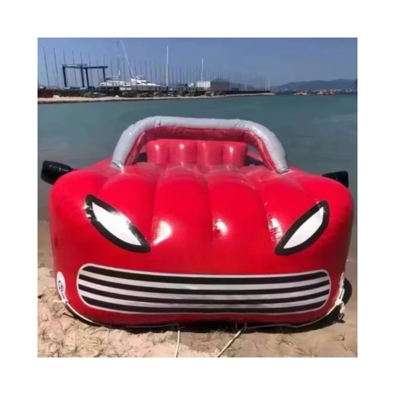 

Water Party Inflatable Car Towable Boat Inflatable Water Games Inflatable Floating Boat