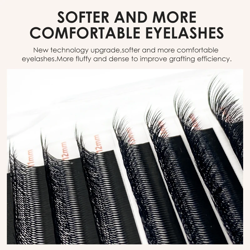 NATUHANA 3D 4D 5D 6D W Shaped Eyelash Extension C D L LU Curl Premade Fans W Style Lashes Faux Volume Lashes makeup Tools