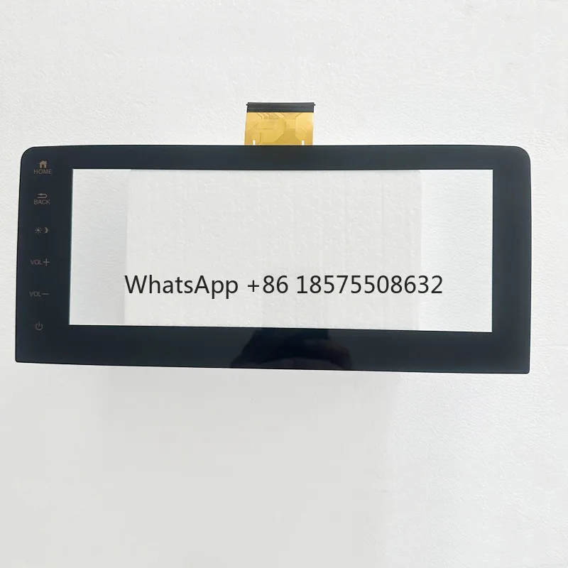Automotive central control display screen, capacitive screen, touch screen assembly