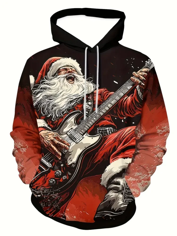 

﻿Christmas Sweatshirt Long Sleeve 3D Fishing Man Clothes Fall Hoodie Hooded Shirt Y2k Hoodie Oversized Streetwear Men's Clothes
