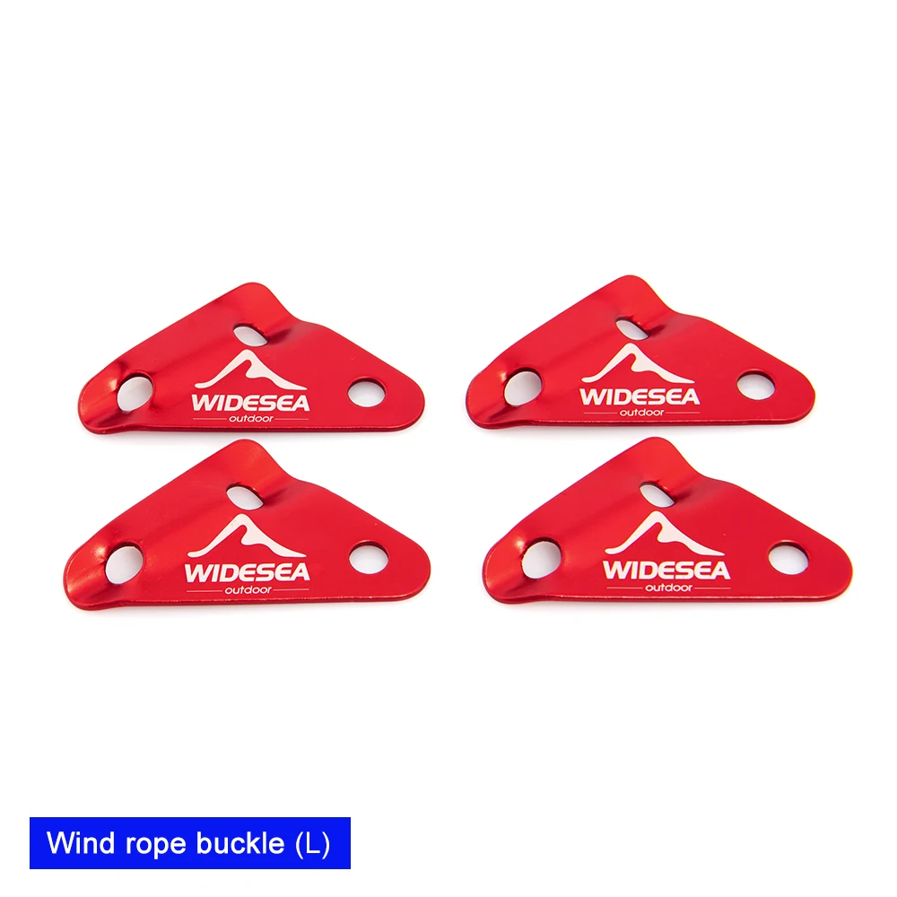 Widesea 4 stücke Camping Wandern Zelt Wind Seil Schnalle Einstellbare Aluminium Legierung Kabel Schnallen Ausrüstung Outdoor Zelte Zubehör