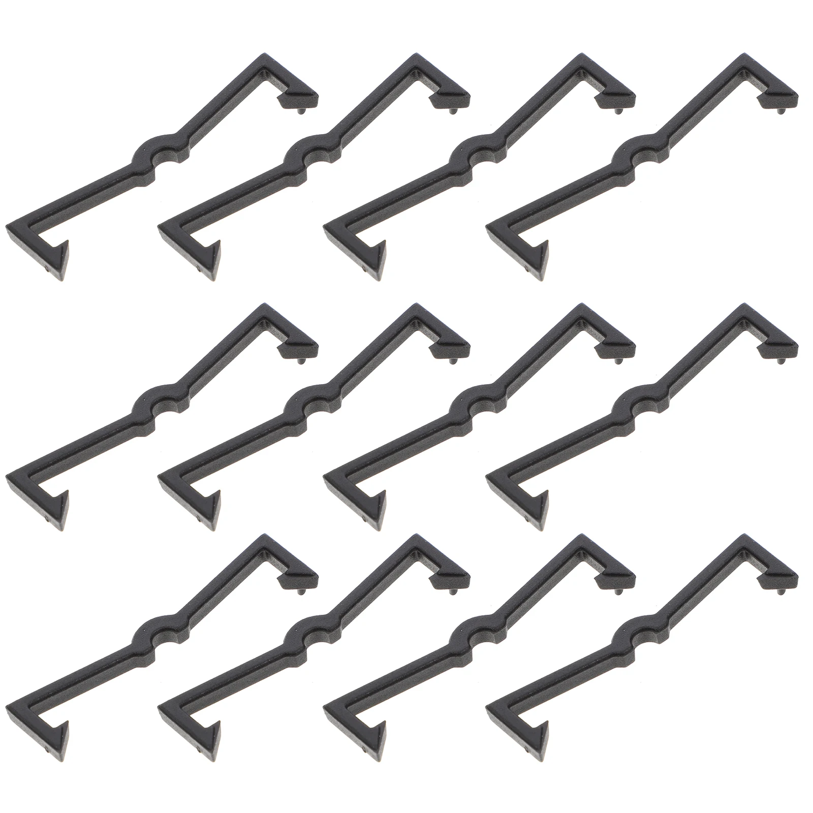 

200 Pcs Fixed Buckle Hook Peg Board Hanger Hooks Key Plastic Pegboard Organizer
