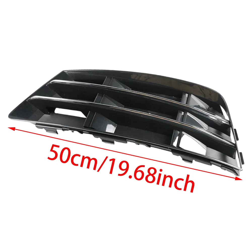 Car Front Grille Fog Light Grille Cover Left/Right 8W0807681R 8W0807682R For Audi A4 B9 2016 2017 2018