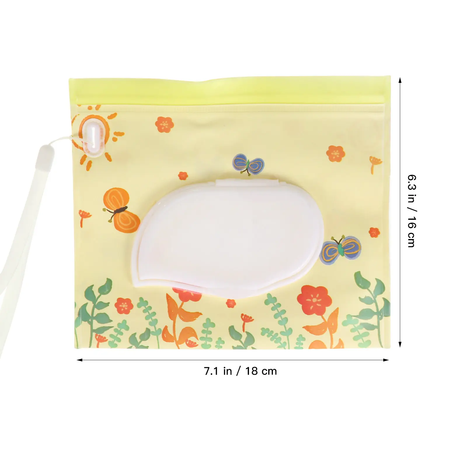 4 Pcs Wipes Wet Tissue Holder Travel EVA Refillable Container Portable Bag Pouch Storage for view 3