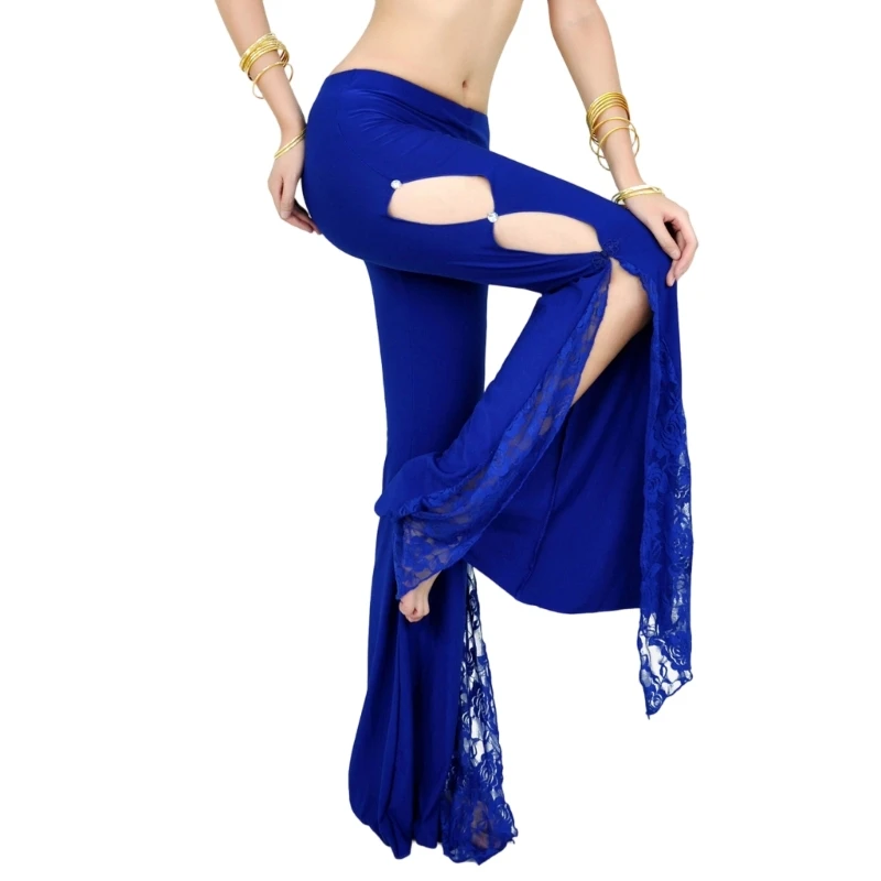 R1WE عالية تمتد الرقص ممارسة قيعان التجفيف السريع النايلون النسيج المهنية الرقصات فتل الرطوبة أزياء رقص #5