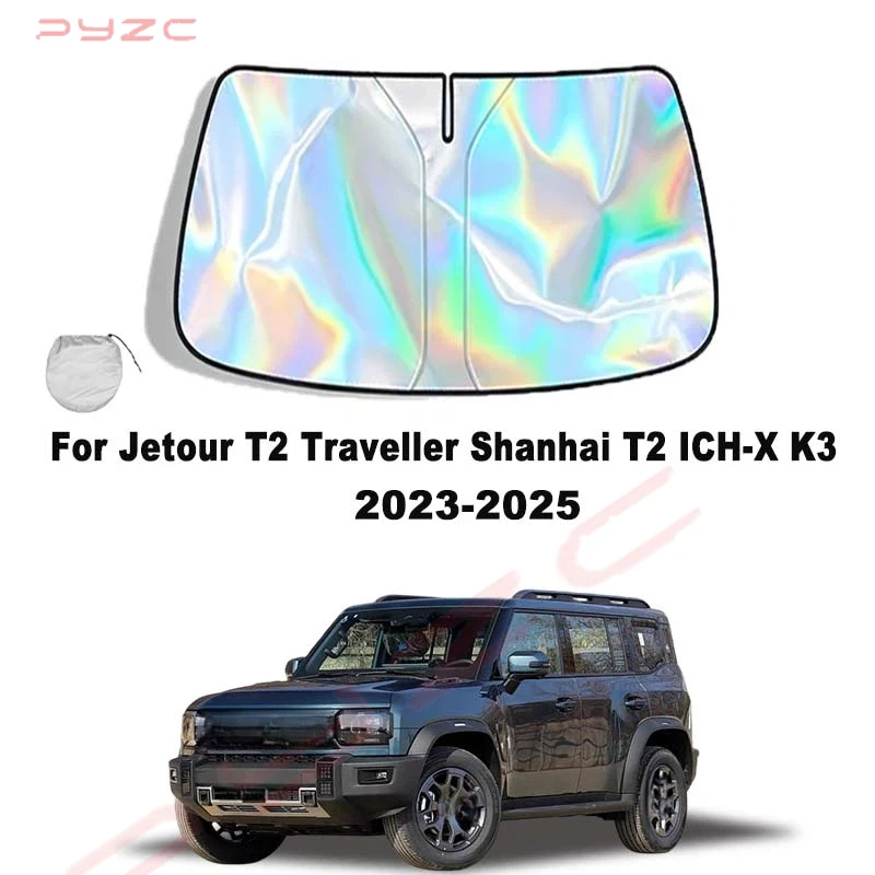 para-jetour-t2-traveller-shanhai-t2-ich-x-k3-2023-2025-protetor-solar-para-para-brisa-dianteiro-de-carro-quebra-sol-automotivo-para-interior-com-protecao-uv