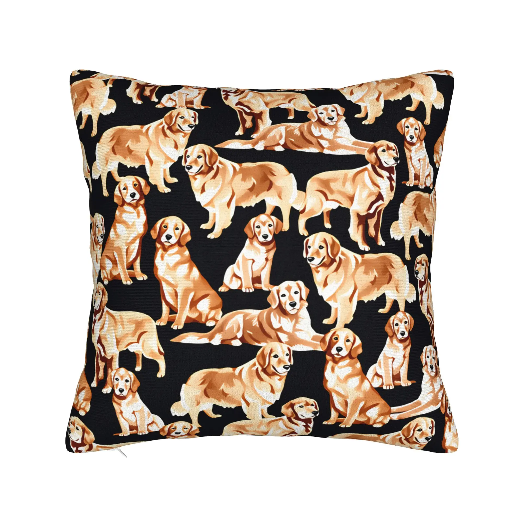 Pillow Case Cartoon Capybara Pattern Soft  Pillow Cover For Office Car Home Decor Kawaii Pillowcases
