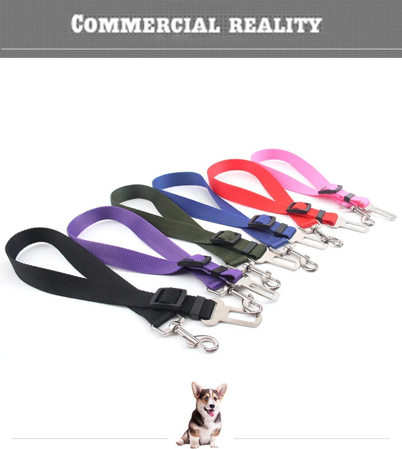 Verstellbarer Sicherheitsgurt für Haustiere (Katze/Hund) im Auto, Fahrzeug-Hundegurt mit Clip, Sicherheitsleine, Hundehalsband, Hundezubehör – Detail 8