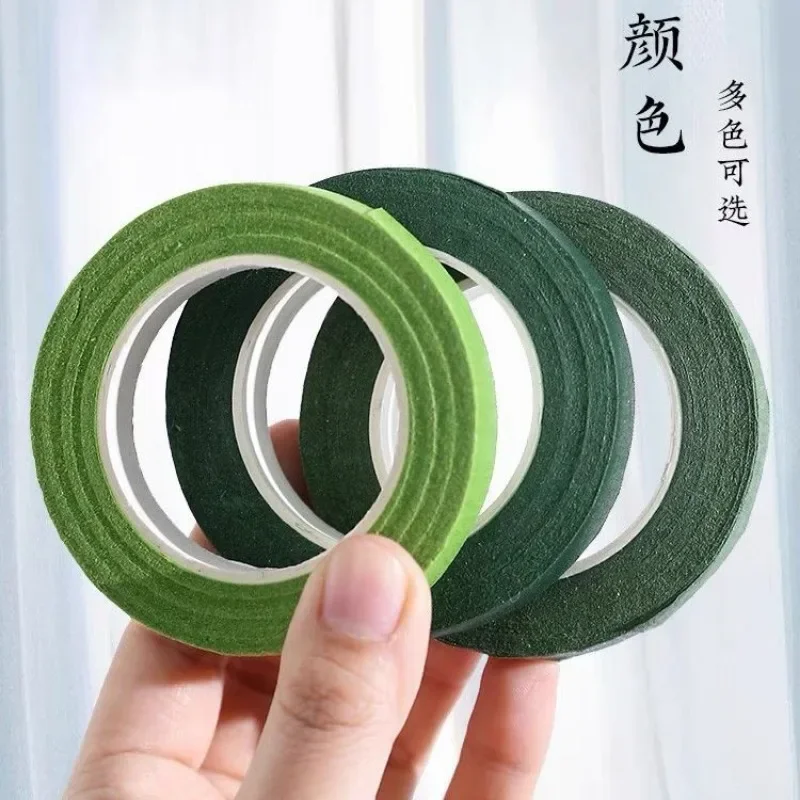 Handmade Flower Tape Diy Pole Winding Tape Green Flower Color Tape Silk Screen Flower Packaging Materials Multi-color Option