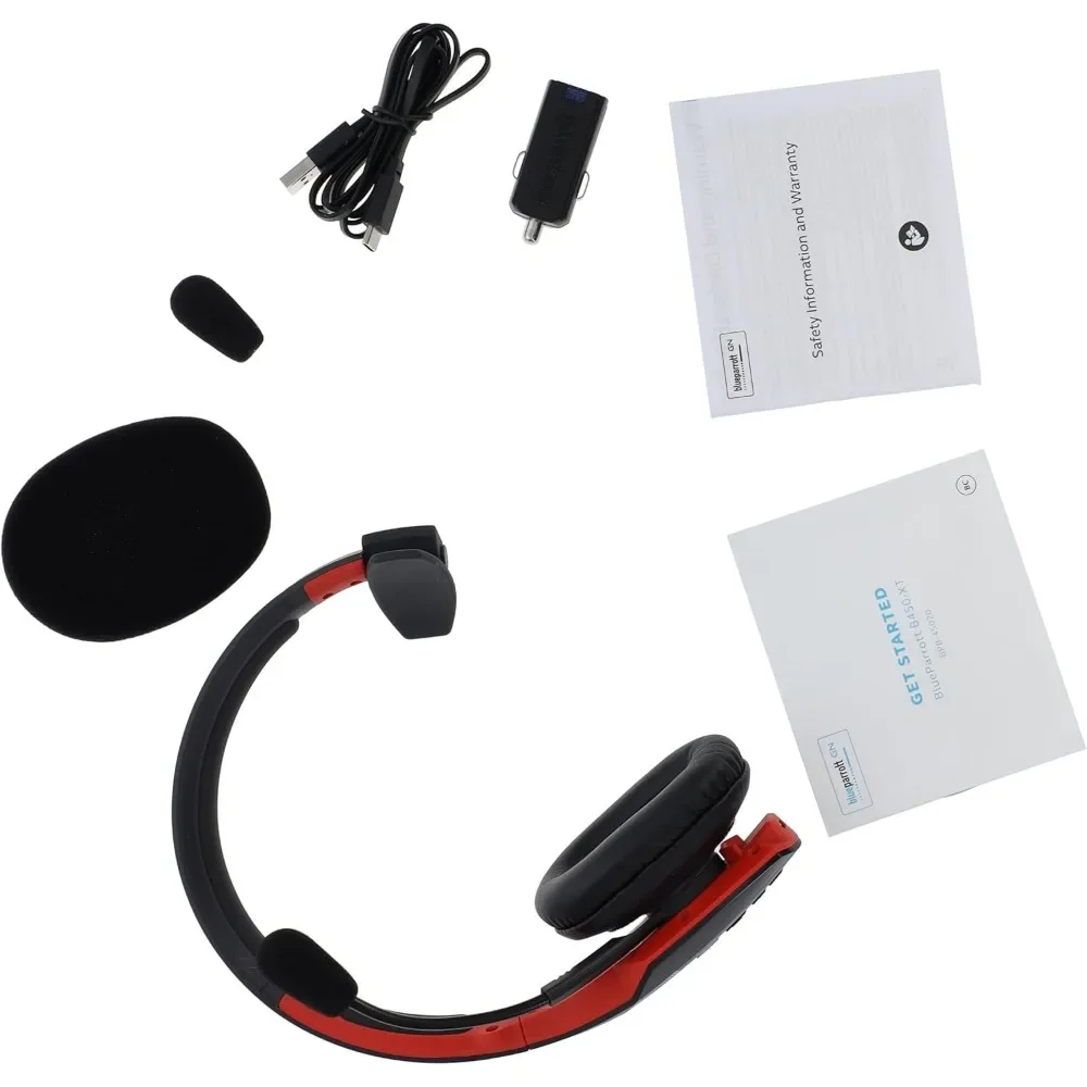 รับประกันความถูกต้อง ชุดหูฟัง Bluetooth ตัดเสียงรบกวนรุ่น BlueParrott B450-XT – ดีไซน์ไม่ซ้ําใครพร้อมเสียงชั้นนําของอุตสาหกรรม