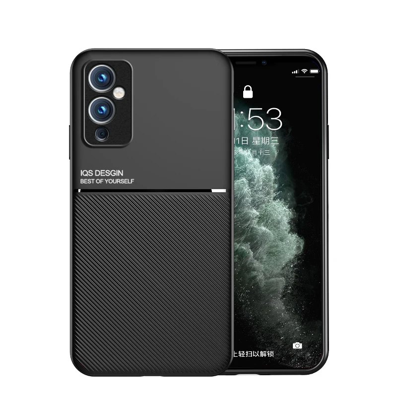 For OnePlus 9 Pro OnePlus 9 Magnetic Soft Cloth Case Soft Silicone Bumper Cover For OnePlus 9RT 5G Case Cover