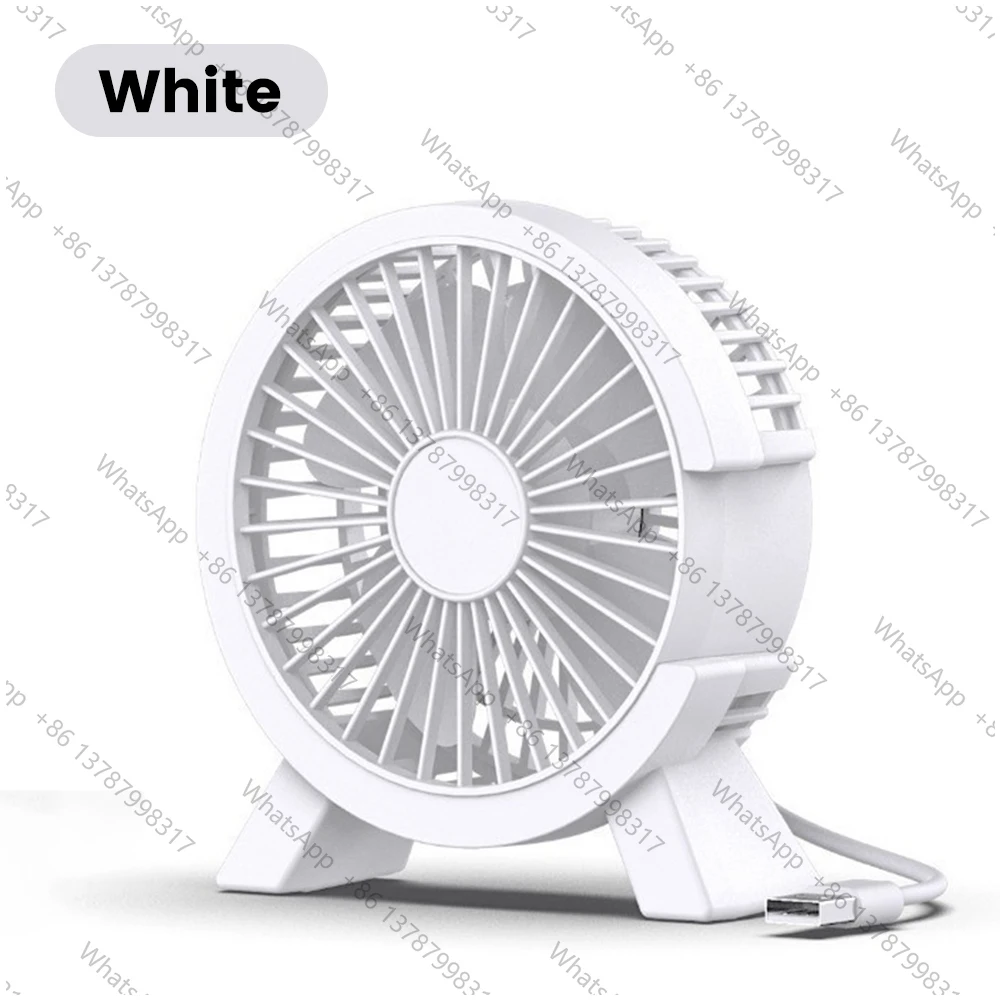 Mini USB Rechargeable Table Fan Portable USB Small Fan Fan For Student Dormitory Computer Summer Gadget Home Desk Office
