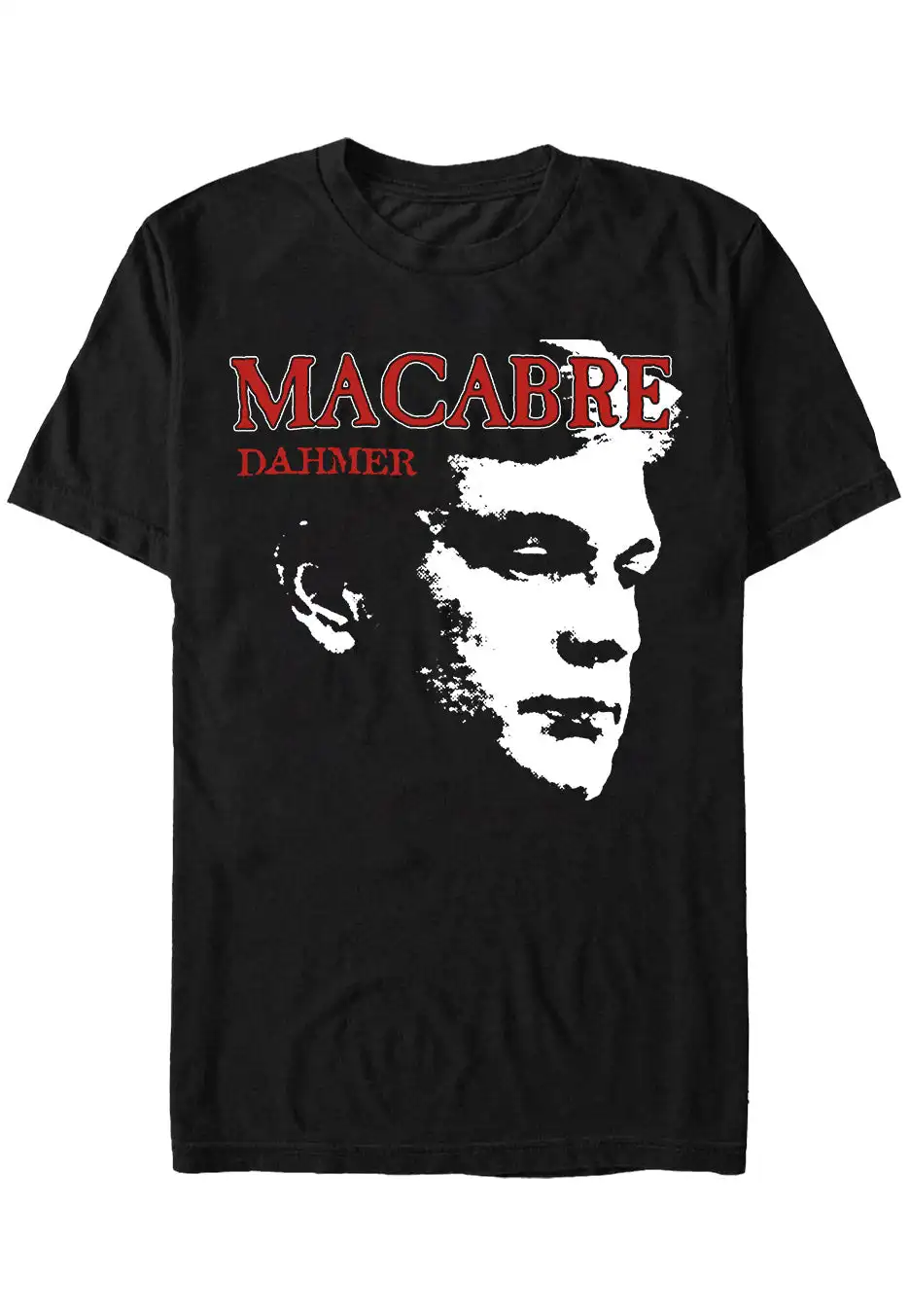 

2025 Macabre Dahmer T-Shirt Peripheral Pattern Printing Summer Luxury Brand Cotton Men's and Women's T-Shirts Short Sleeves
