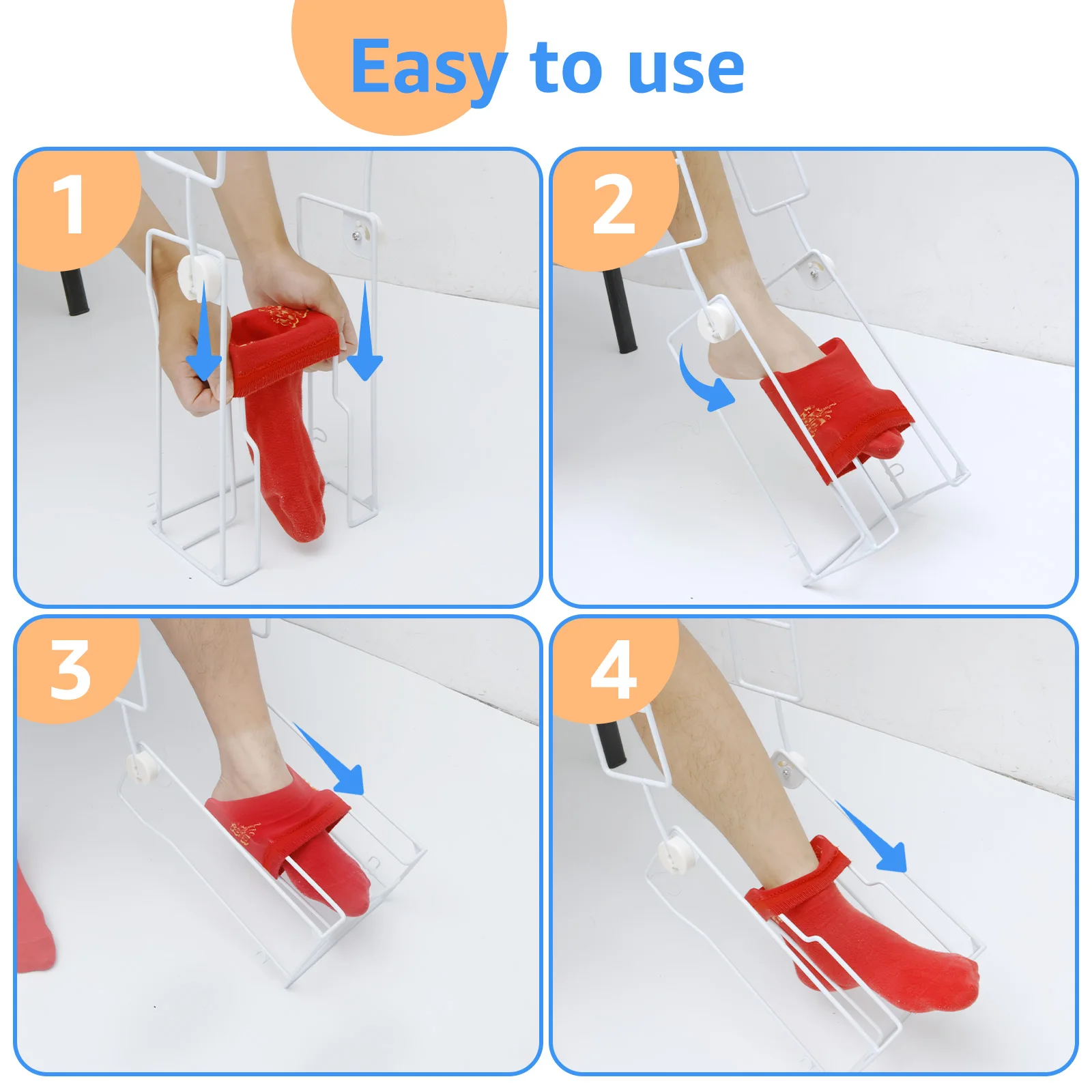 Stocking Donner Adaptive Dressing Aid for Putting on Compression Socks Large Sock Aid Tool in Circumference Socks Helper Aid