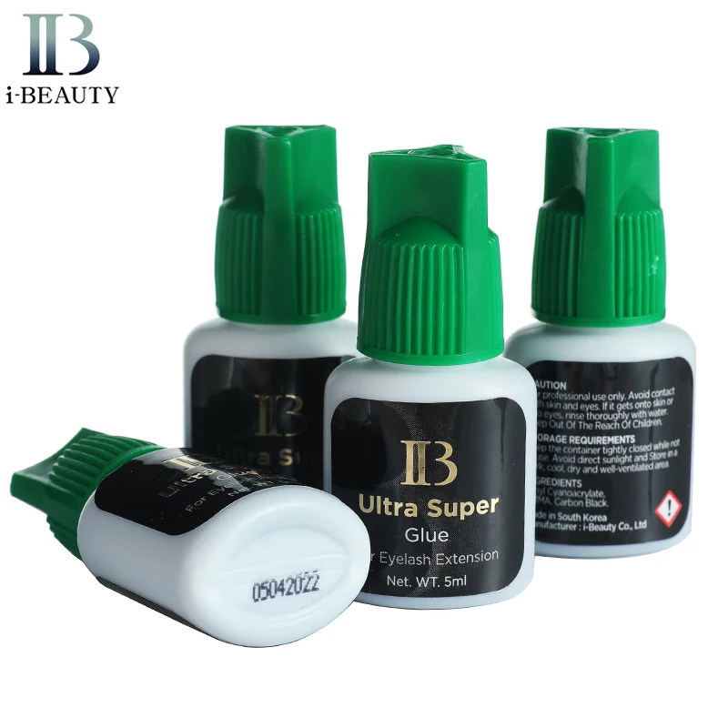 Original IB Lash Glue SUPER PLUS/HYPER BOND/MASTER I-Beauty Eyelash Extension Adhesive Long Lasting Fast Dry Korean Glue