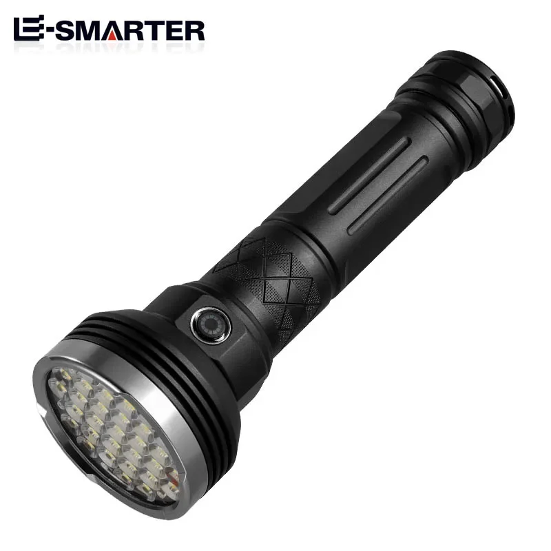 High Power LED Flashlight Super Bright Long Range Torch USB Rechargeable Powerful Tactical Hand Lamp Camping Lantern