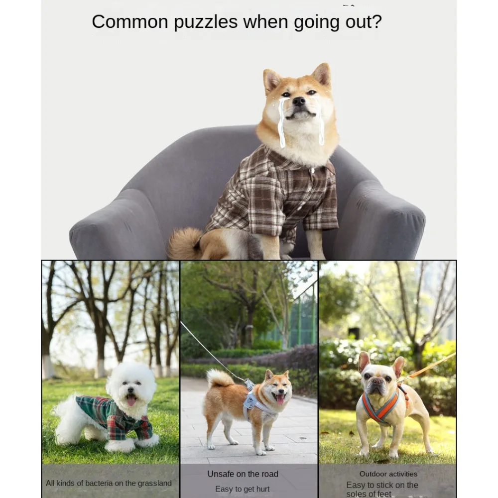 أحذية مطاطية مضادة للانزلاق للحيوانات الأليفة ، أحذية مطر وجليد ، قطط وكلاب ، مستلزمات صيفية #2