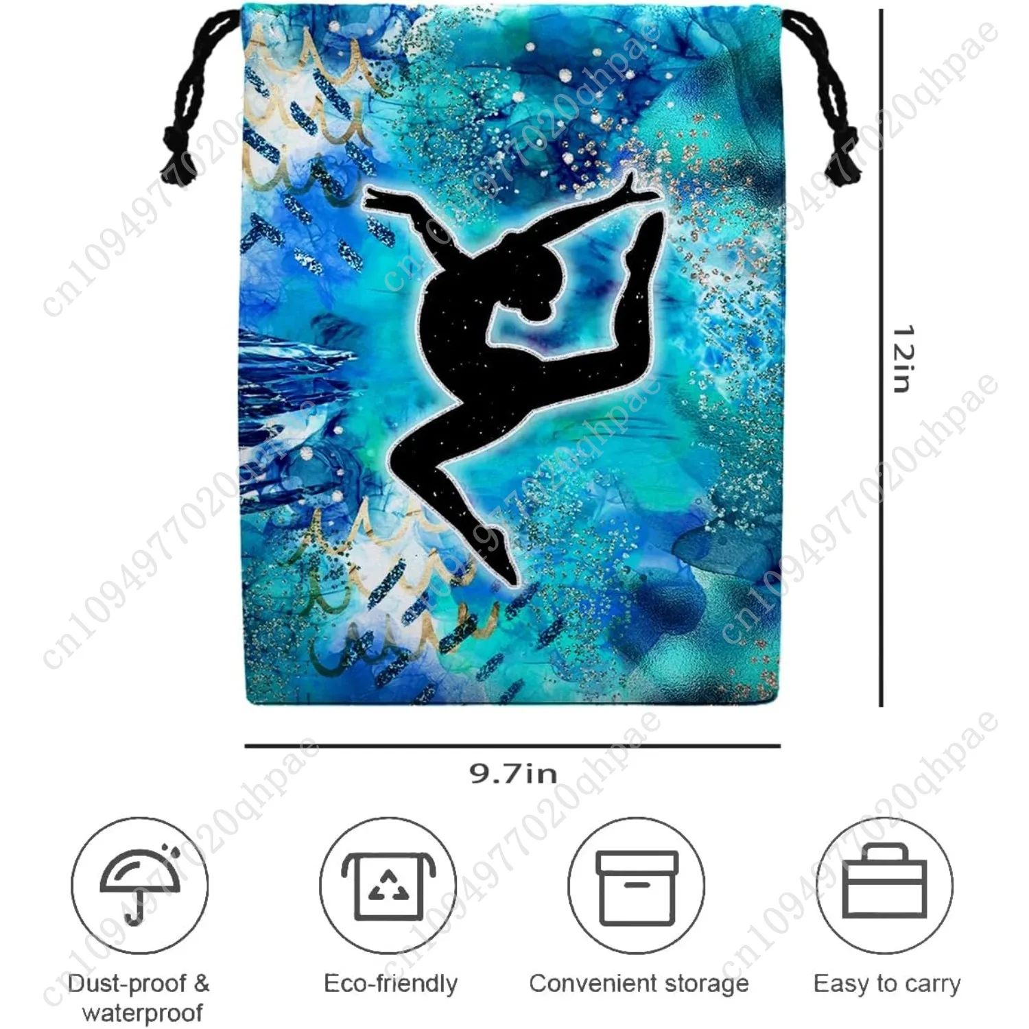 Gymnastics Drawstring Grip Bags Small Drawstring Bag Waterproof Gym Storage Pouch For Holding Gymnastics Grips